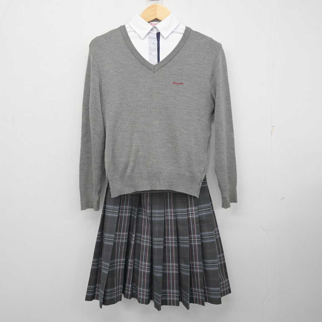 中古】大阪府 今津中学校 女子制服 4点 (ブレザー・ニット・シャツ・スカート) sf071091 | 中古制服通販パレイド