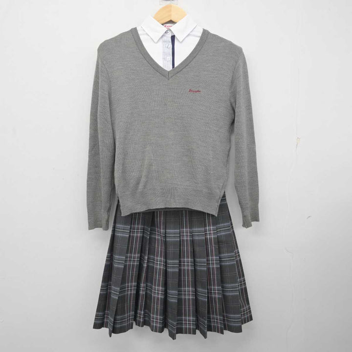 中古】大阪府 今津中学校 女子制服 4点 (ブレザー・ニット 中古】大阪府 今津中学校 女子制服 4点 (ブレザー・ニット