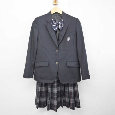 【中古】千葉県 ちはら台西中学校 女子制服 3点 (ブレザー・スカート) sf071094