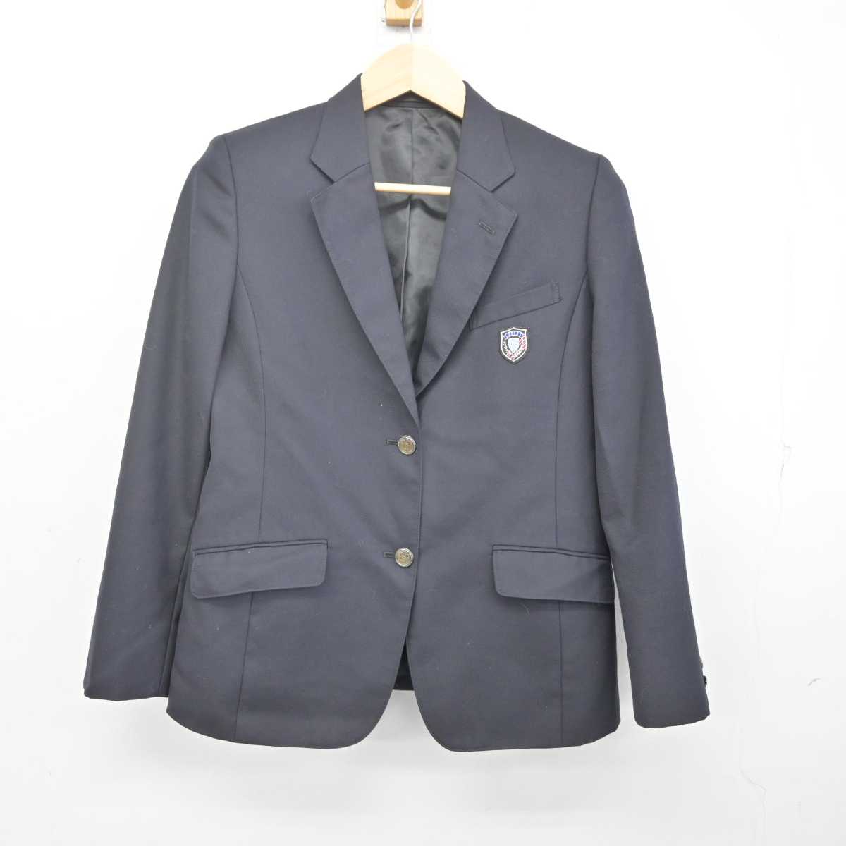 【中古】千葉県 ちはら台西中学校 女子制服 3点 (ブレザー・スカート) sf071094