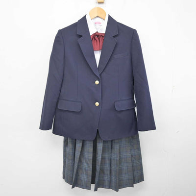 【中古】宮崎県 加納中学校 女子制服 4点 (ブレザー・シャツ・スカート) sf071096