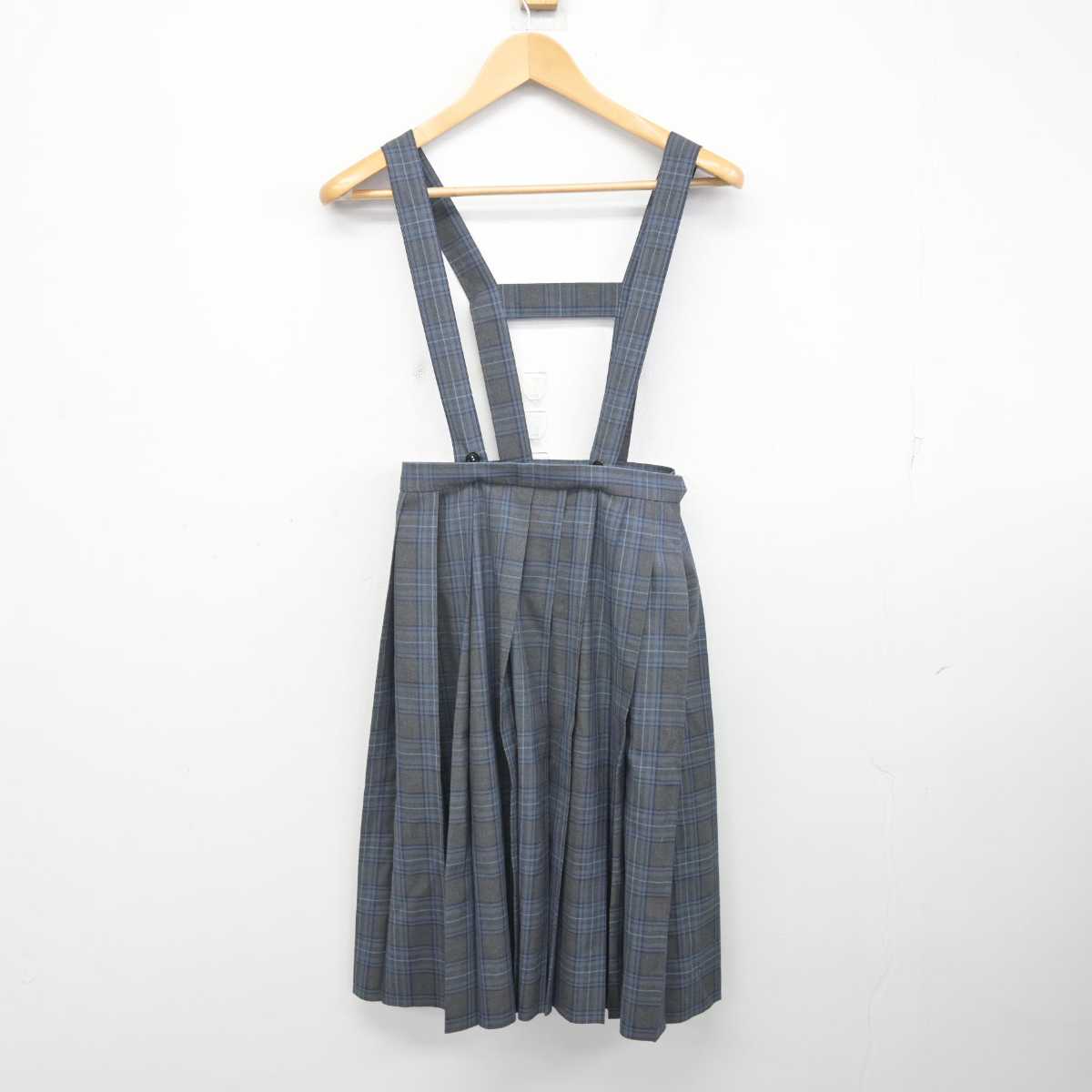 【中古】宮崎県 加納中学校 女子制服 2点 (シャツ・スカート) sf071097