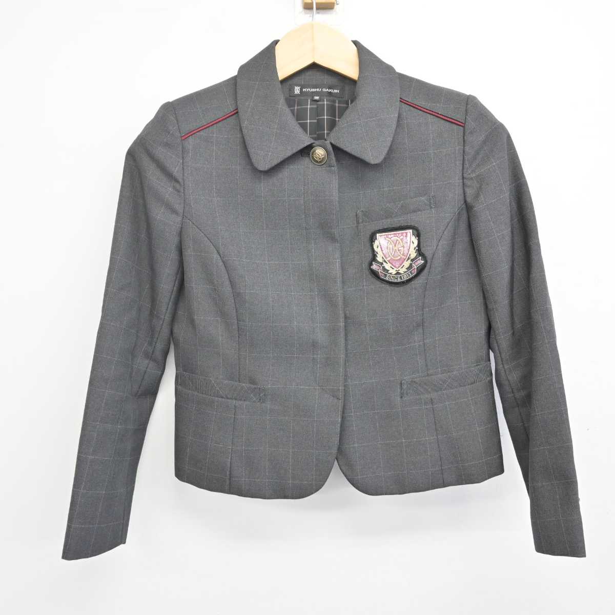 【中古】熊本県 九州学院中学校 女子制服 2点 (ブレザー・シャツ) sf071110