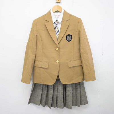 【中古】三重県 学校法人高田学苑高田高等学校 女子制服 5点 (ブレザー・シャツ・スカート) sf071115