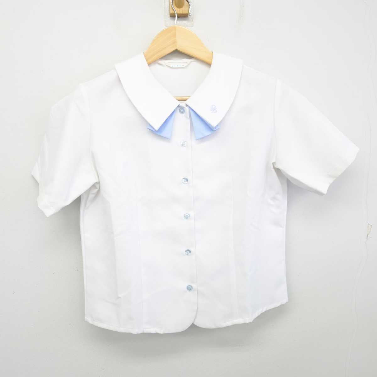 【中古】秋田県 学校法人聖霊学園聖霊学園高等学校 女子制服 2点 (シャツ・スカート) sf071130