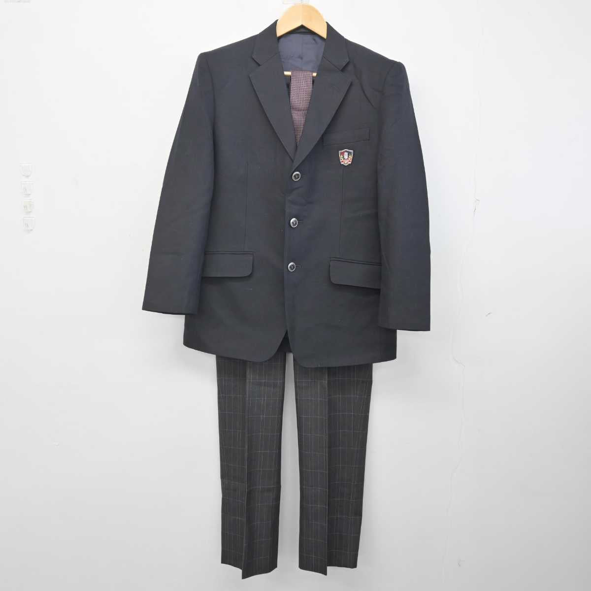 【中古】東京都 町田市立忠生中学校 男子制服 3点 (ブレザー・ズボン) sf071142