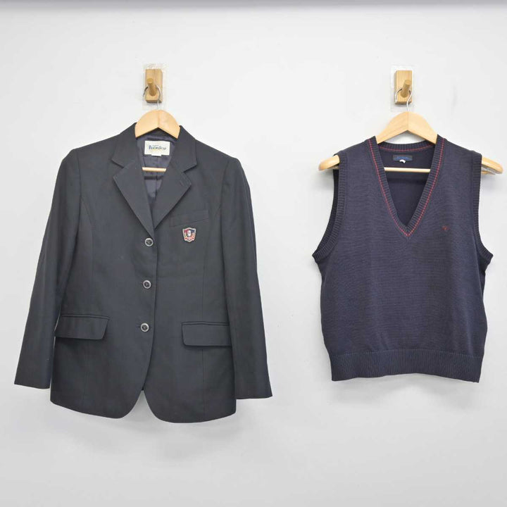 中古】東京都 町田市立忠生中学校 女子制服 4点 (ブレザー