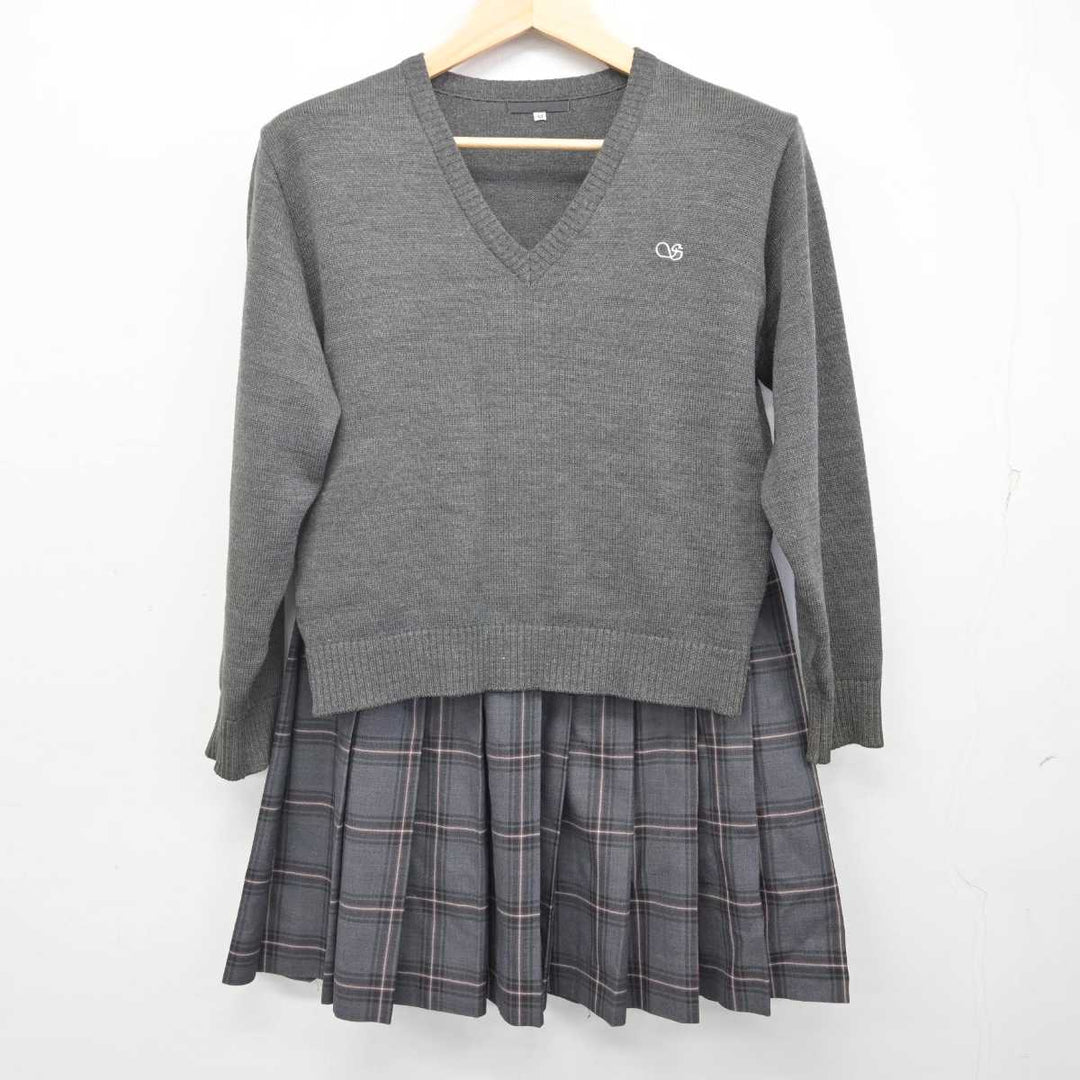 【中古】北海道 札幌新川高等学校 女子制服 4点 (ブレザー・ニット・スカート) sf071149 | 中古制服通販パレイド