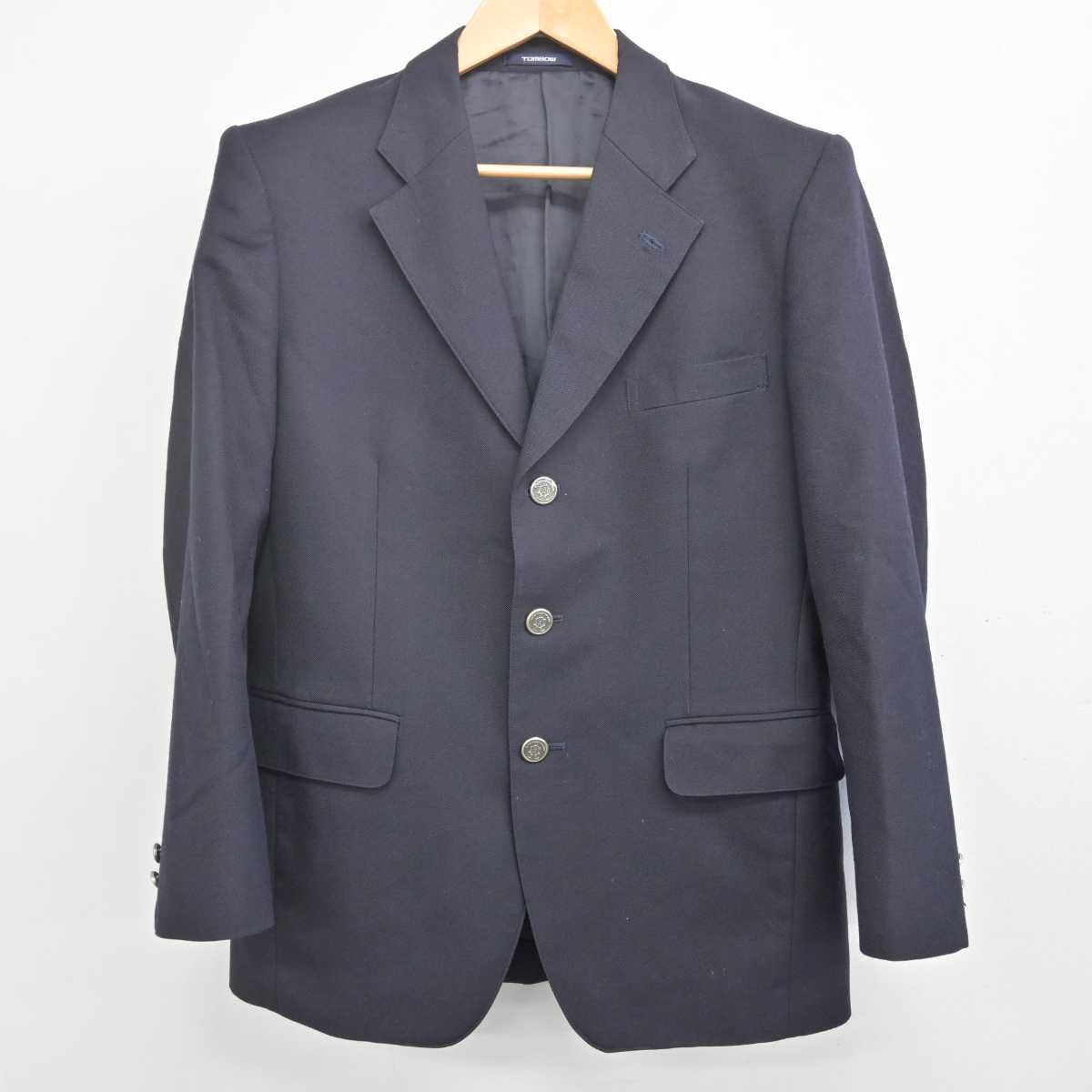 【中古】北海道 札幌平岸高等学校 男子制服 3点 (ブレザー・ズボン) sf071151