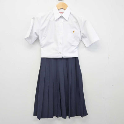 【中古】岐阜県 岐阜大学教育学部附属小中学校 女子制服 2点 (シャツ・スカート) sf071156