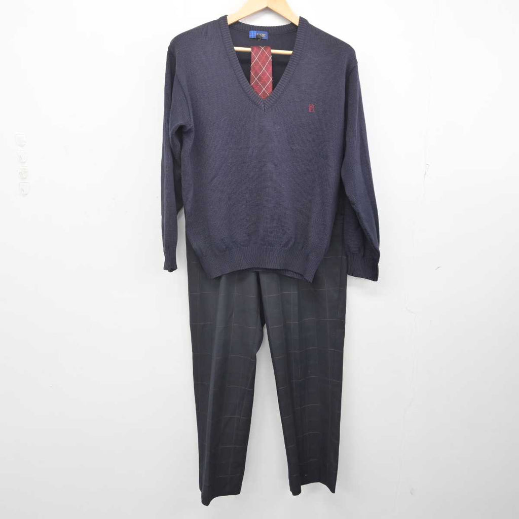 中古】広島県 広陵高等学校 男子制服 3点 (ニット・ズボン) sf071158 | 中古制服通販パレイド