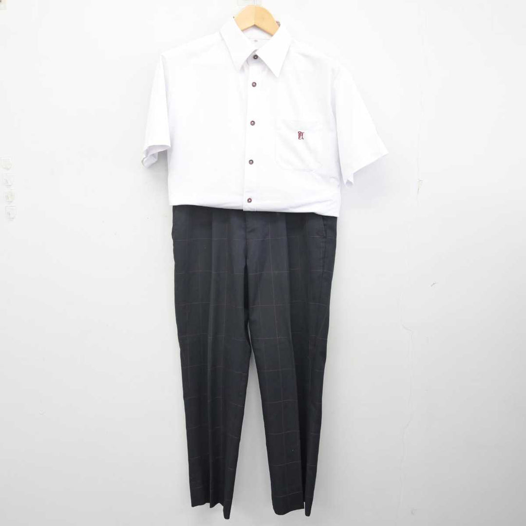 中古】広島県 広陵高等学校 男子制服 2点 (シャツ・ズボン) sf071160