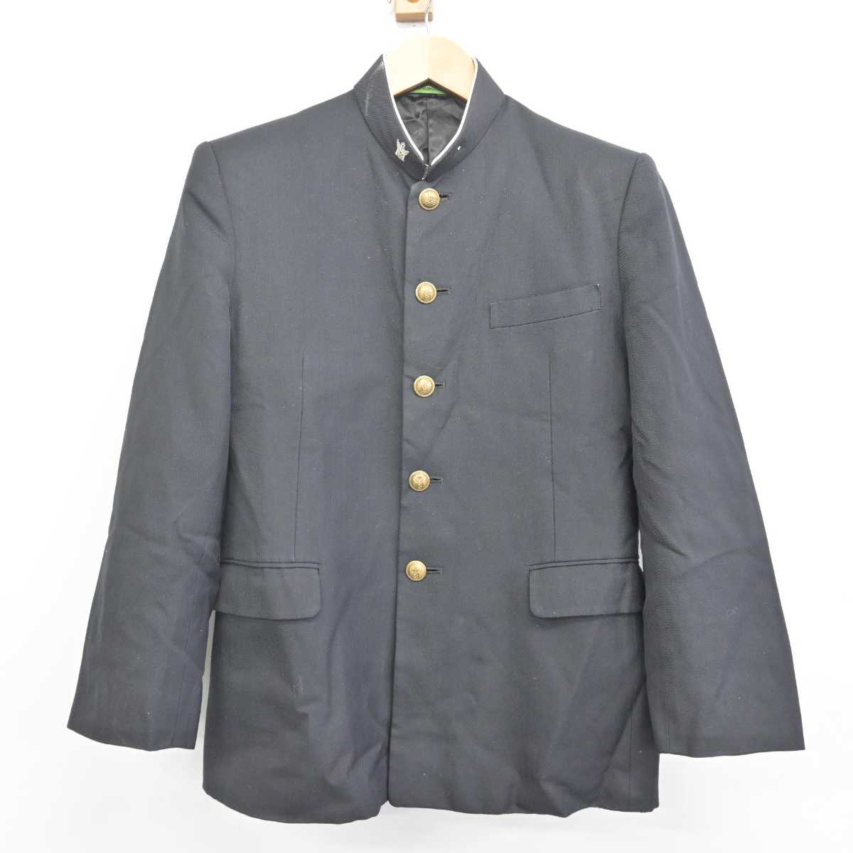 【中古】群馬県 前橋商業高等学校 男子制服 3点 (学ラン・ズボン) sf071178