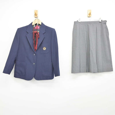 【中古】群馬県 城西中学校 女子制服 4点 (ブレザー・スカート・スカート) sf071189