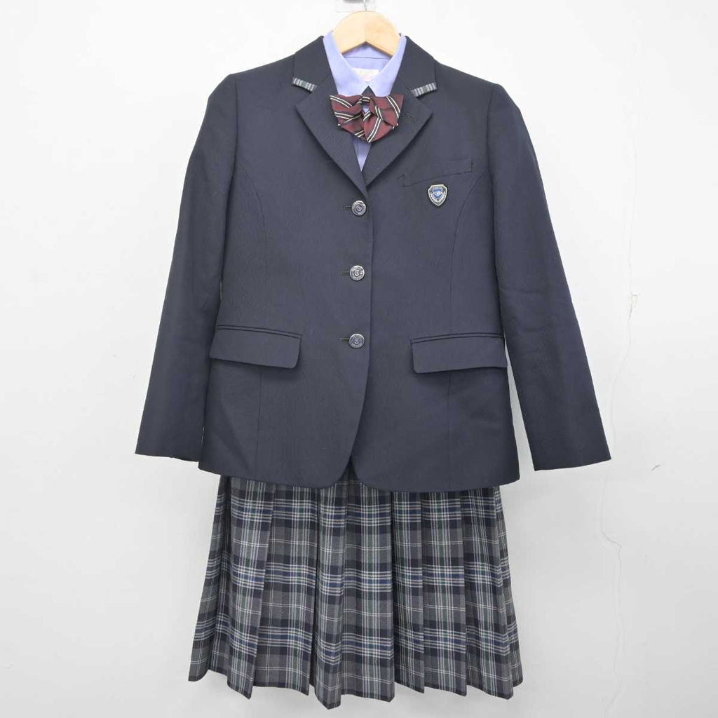 【中古】大阪府 槻の木高等学校 女子制服 5点 (ブレザー・ニット・シャツ・スカート) sf071193