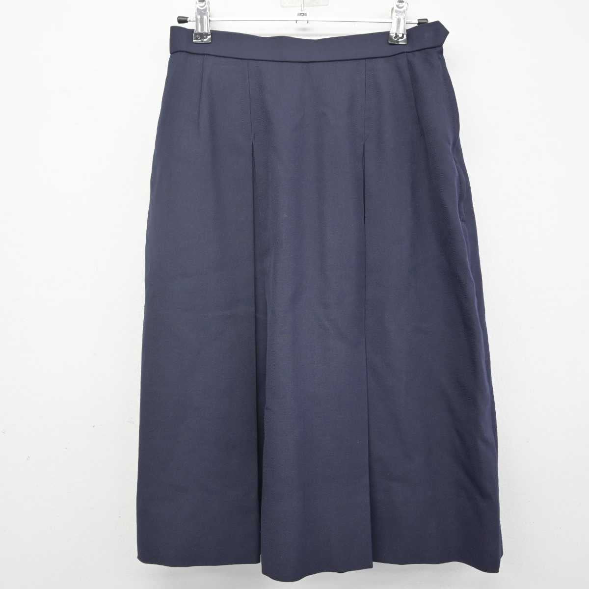 【中古】鹿児島県 鹿児島女子高等学校 女子制服 2点 (シャツ・スカート) sf071199