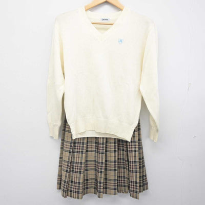 【中古】東京都 日野学園 女子制服 3点 (ブレザー・ニット・スカート) sf071204