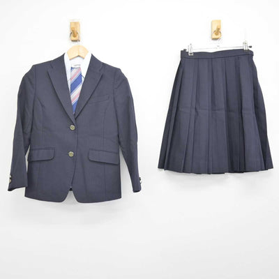 【中古】埼玉県 大宮開成中学・高等学校 女子制服 4点 (ブレザー・シャツ・スカート) sf071213