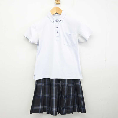 【中古】埼玉県 大宮開成中学・高等学校 女子制服 2点 (シャツ・スカート) sf071214