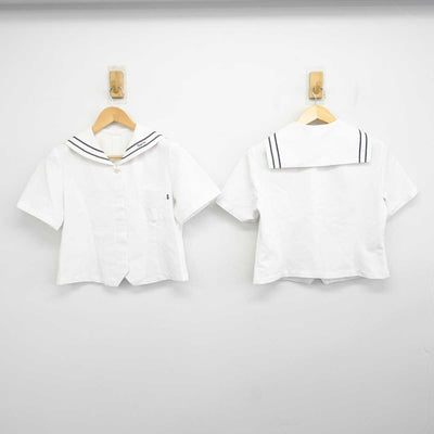 【中古】三重県 鈴鹿高等学校 女子制服 4点 (セーラー服・スカート) sf071237