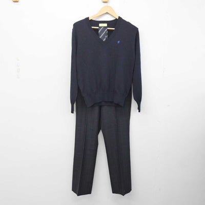 【中古】茨城県 水戸葵陵高等学校 女子制服 3点 (ニット・ズボン) sf071264