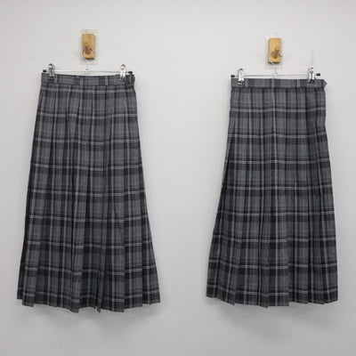 【中古】長野県 穂高東中学校 女子制服 2点 (スカート・スカート) sf071278