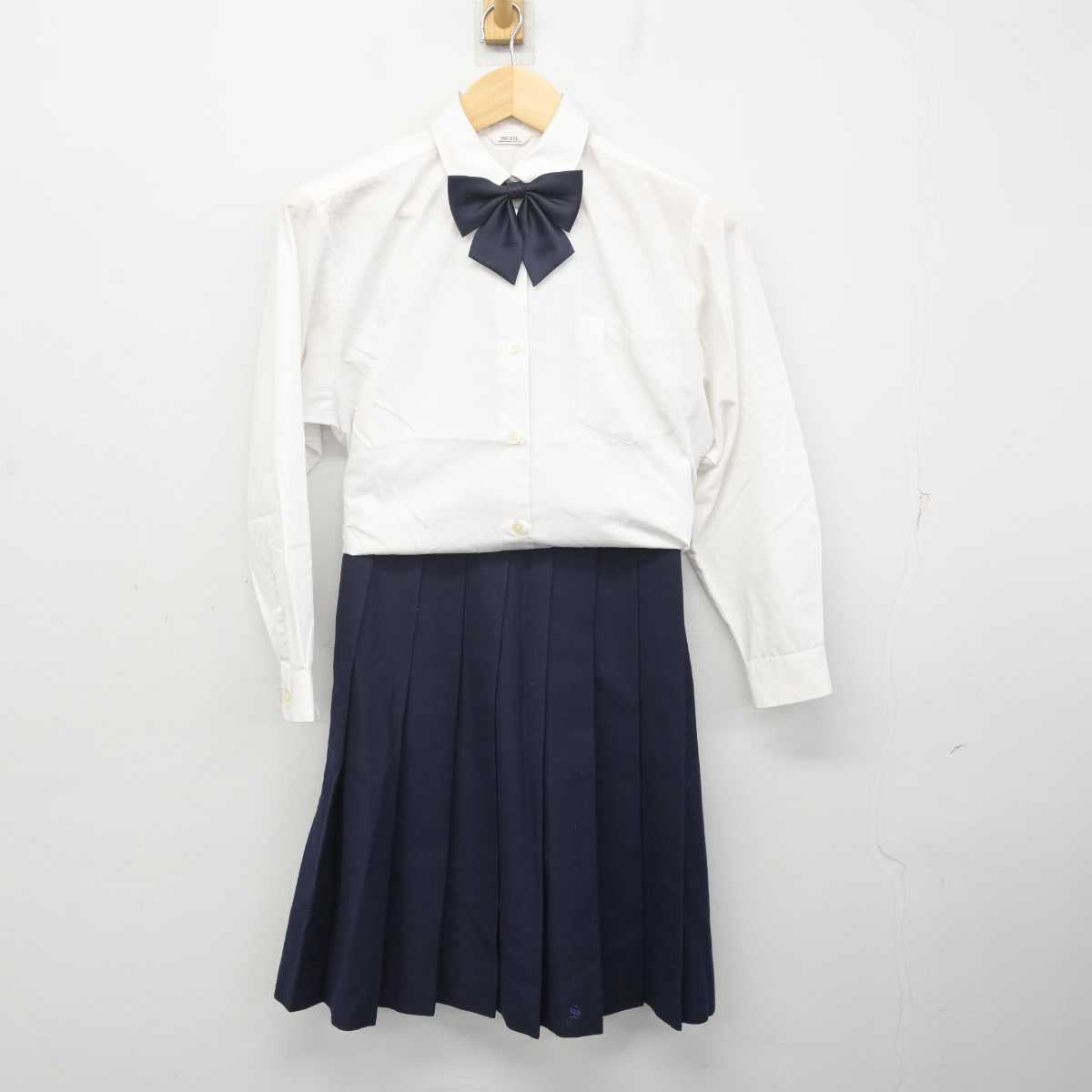 【中古】神奈川県 相模女子大学高等部 女子制服 5点 (ブレザー・シャツ・スカート) sf071280