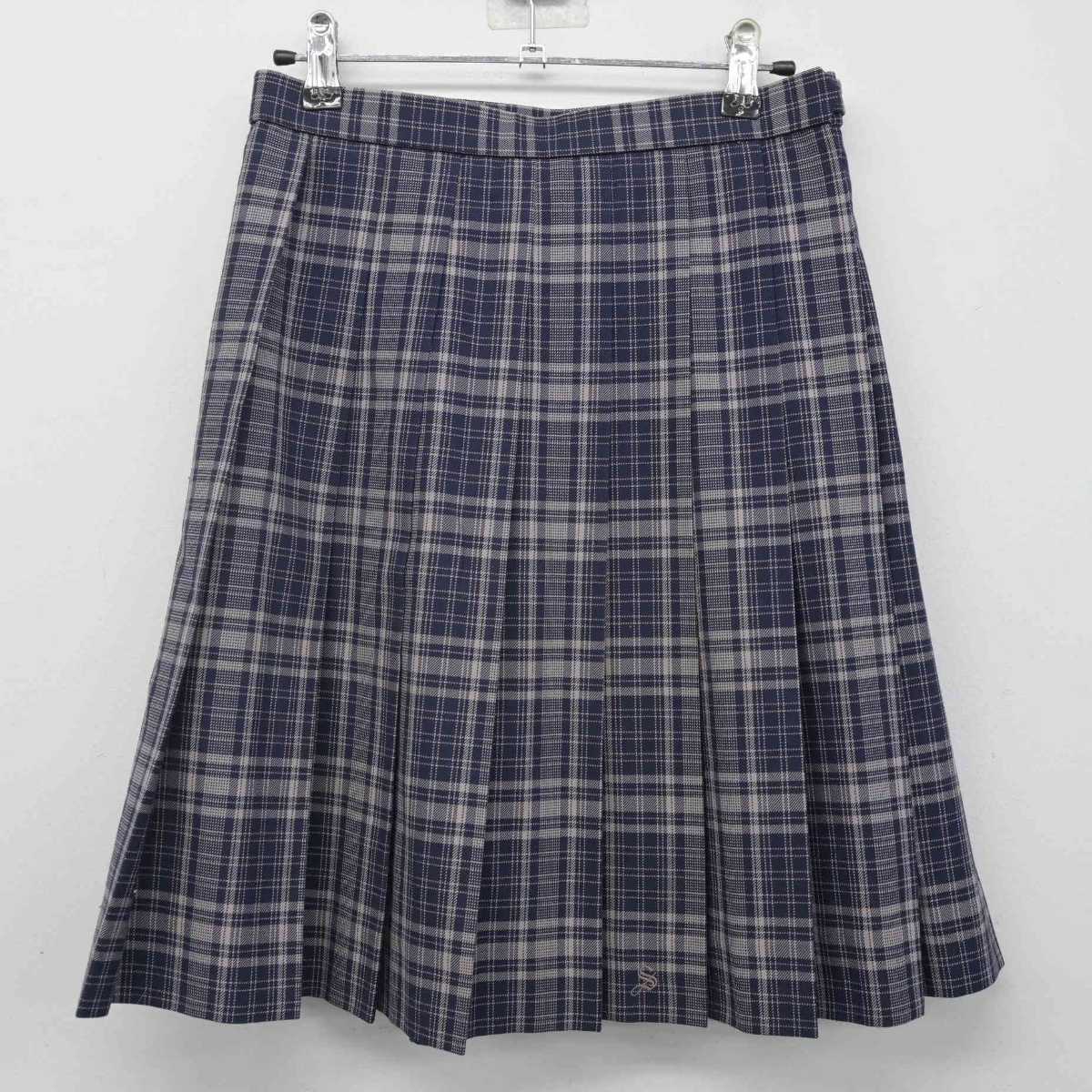 【中古】神奈川県 相模女子大学高等部 女子制服 2点 (ニット・スカート) sf071281