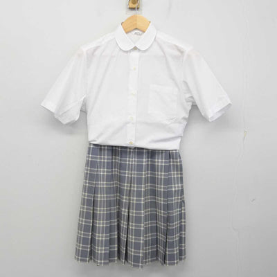 【中古】神奈川県 相模女子大学高等部 女子制服 3点 (ニットベスト・シャツ・スカート) sf071282