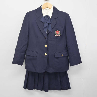 【中古】愛知県 安城学園高等学校 女子制服 4点 (ブレザー・シャツ・スカート) sf071299