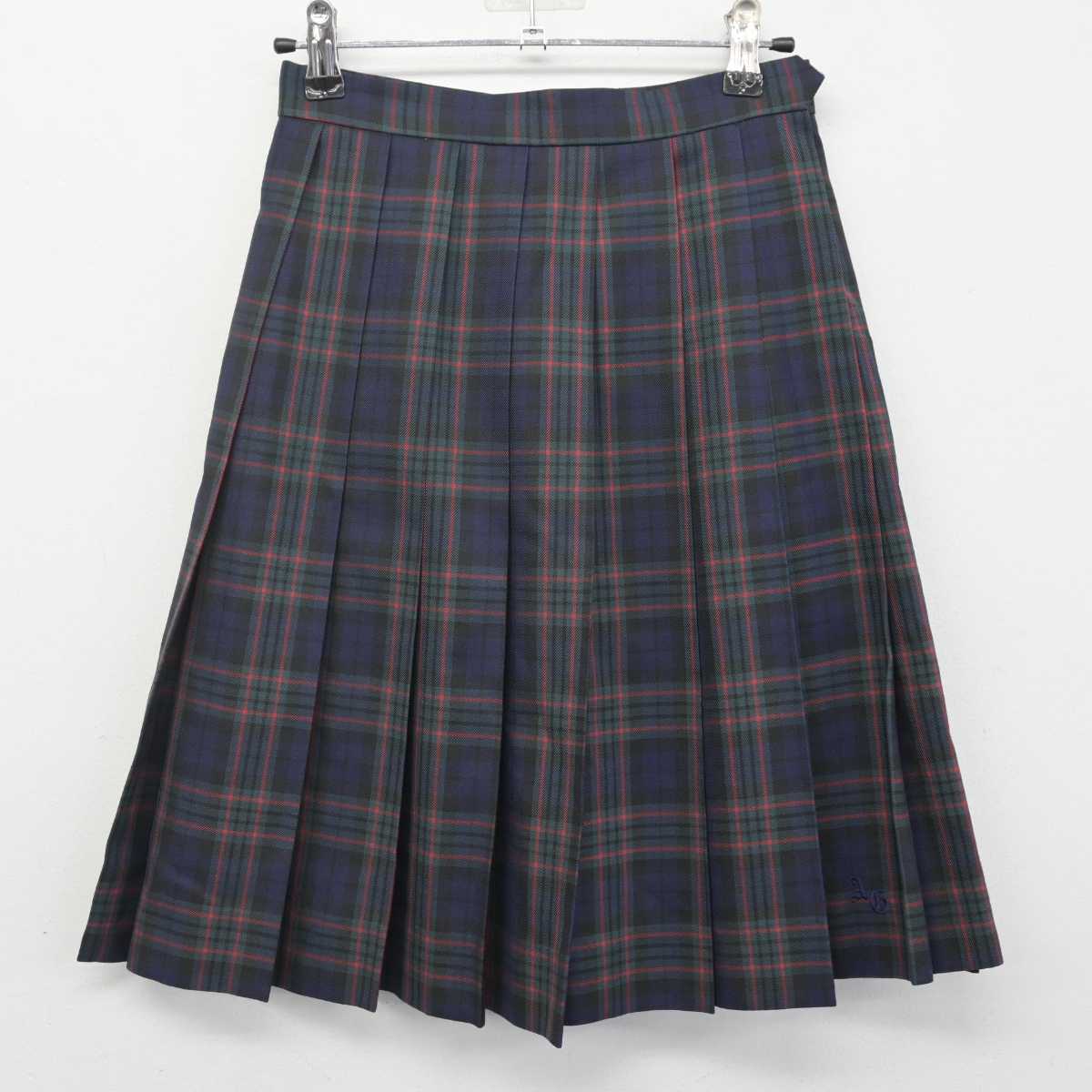 【中古】愛知県 安城学園高等学校 女子制服 3点 (ニット・シャツ・スカート) sf071300