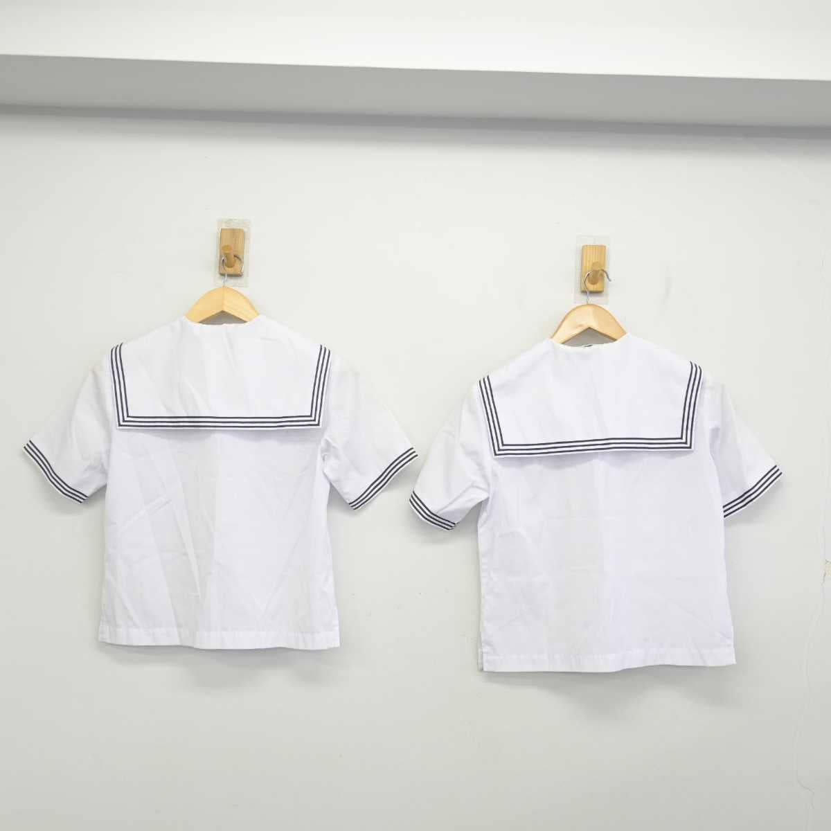 【中古】愛知県 安城学園高等学校 女子制服 4点 (セーラー服・スカート) sf071301