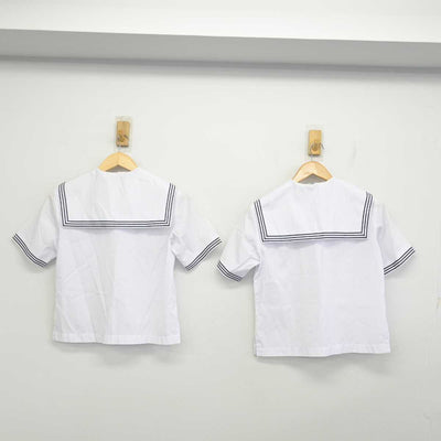 【中古】愛知県 安城学園高等学校 女子制服 4点 (セーラー服・スカート) sf071301