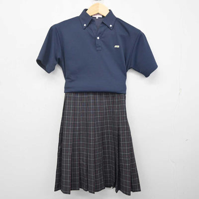 【中古】東京都 瀬田中学校 女子制服 3点 (シャツ・スカート) sf071305