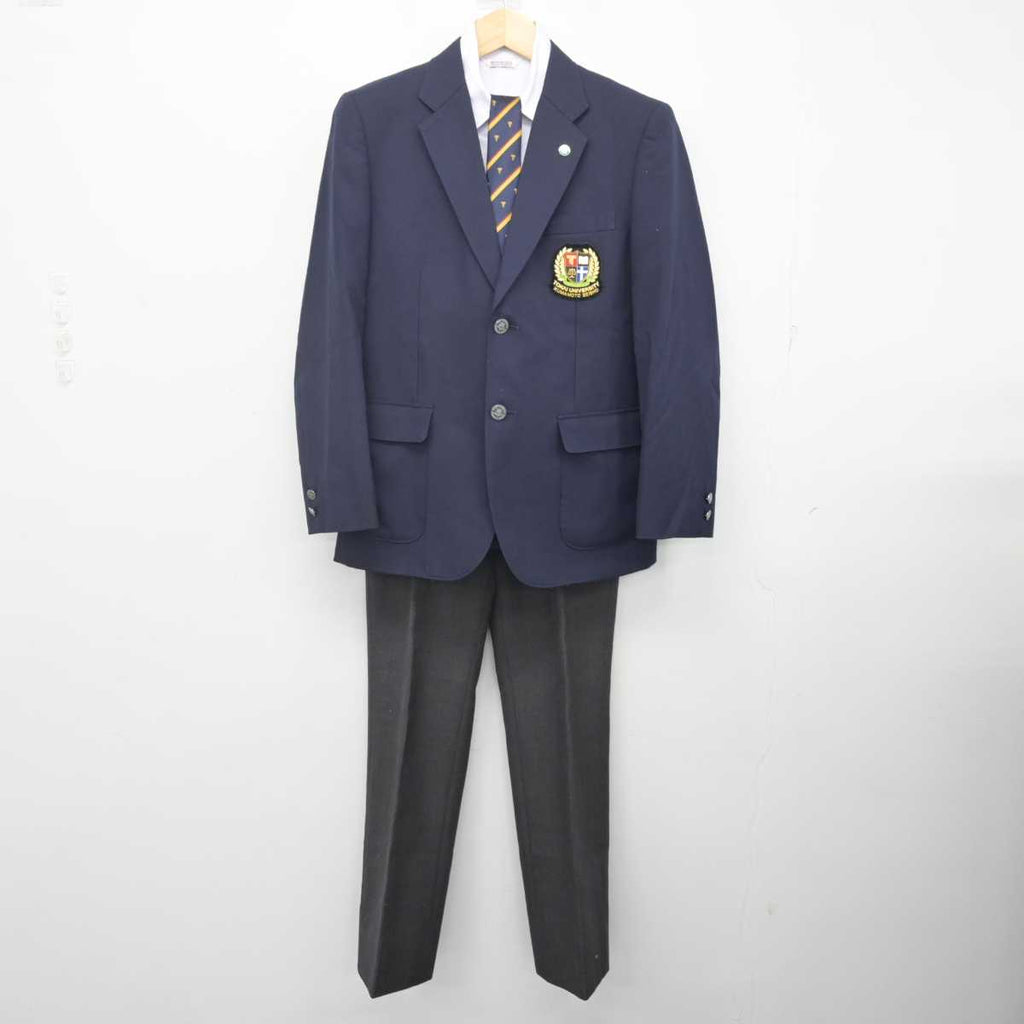 【中古】熊本県 東海大学付属熊本星翔高等学校 男子制服 5点 (ブレザー・シャツ・ズボン) sf071314 | 中古制服通販パレイド