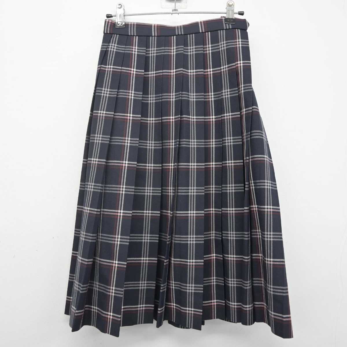 【中古】山形県 萩野学園 女子制服 4点 (ブレザー・スカート) sf071324