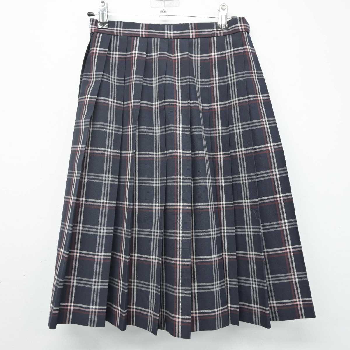 【中古】山形県 萩野学園 女子制服 2点 (シャツ・スカート) sf071327