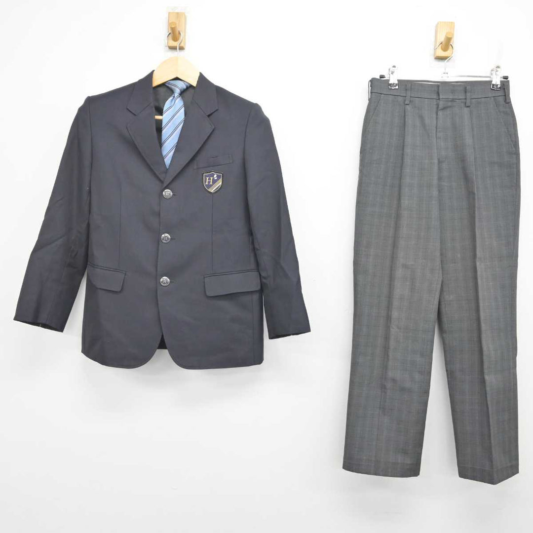 中古】山形県 萩野学園 男子制服 4点 (ブレザー・ズボン) sf071330 | 中古制服通販パレイド