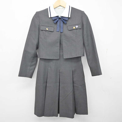 【中古】山形県 山辺高等学校 女子制服 5点 (ブレザー・シャツ・ジャンパースカート) sf071335