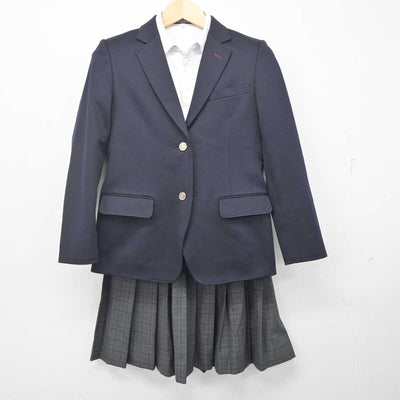 【中古】愛知県 大江中学校 女子制服 3点 (ブレザー・シャツ・スカート) sf071337