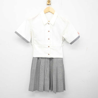 【中古】大阪府 貝塚市立第五中学校 女子制服 3点 (シャツ・スカート) sf071347