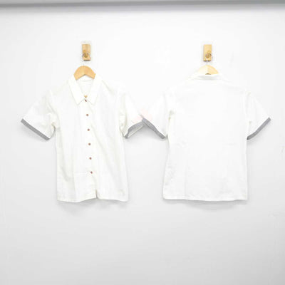 【中古】大阪府 貝塚市立第五中学校 女子制服 3点 (シャツ・スカート) sf071347