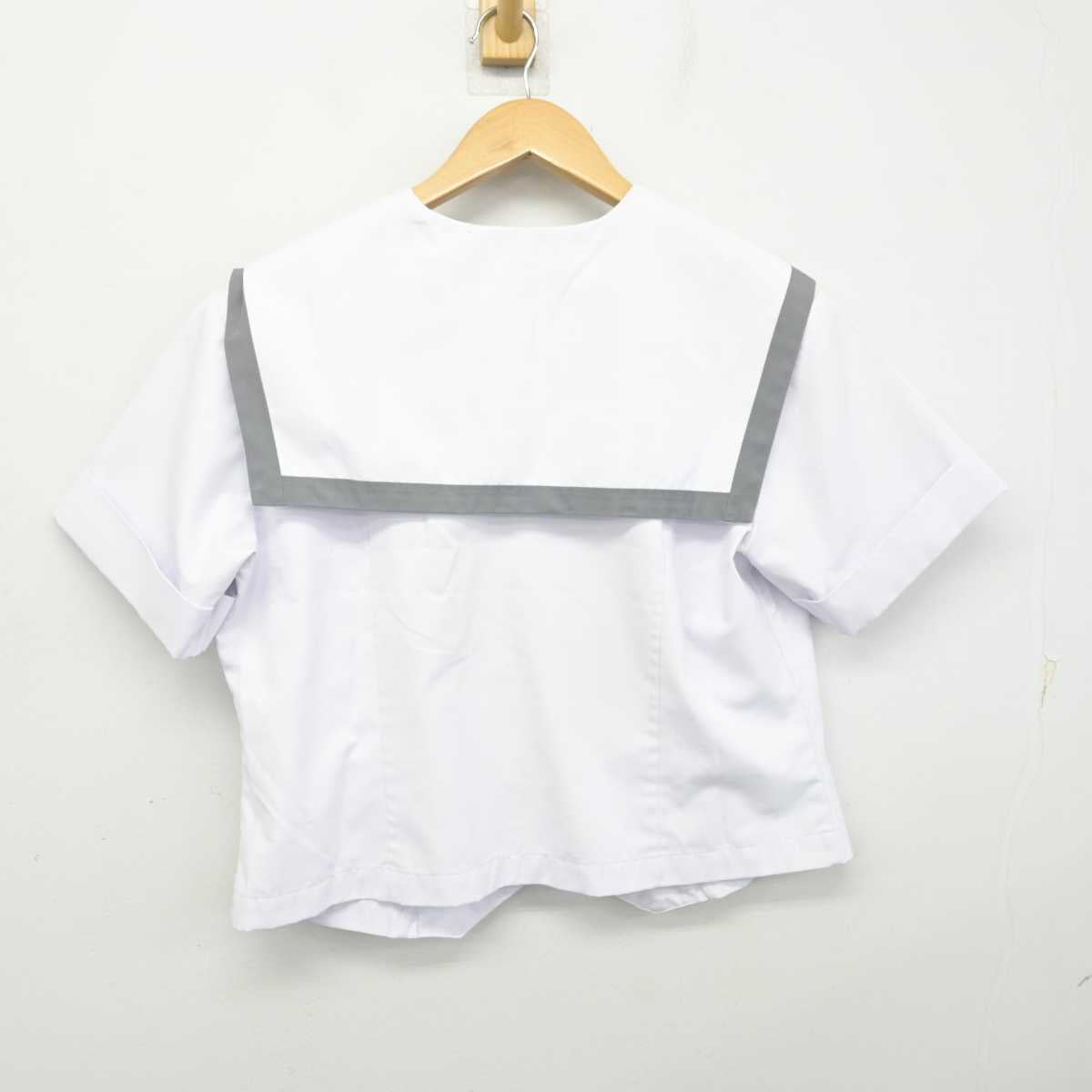 【中古】大阪府 産業高等学校 女子制服 2点 (セーラー服・スカート) sf071361