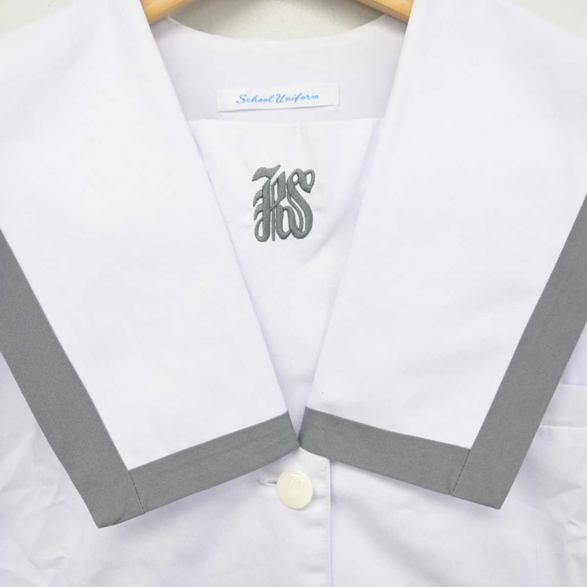 【中古】大阪府 産業高等学校 女子制服 3点 (セーラー服・スカート) sf071362