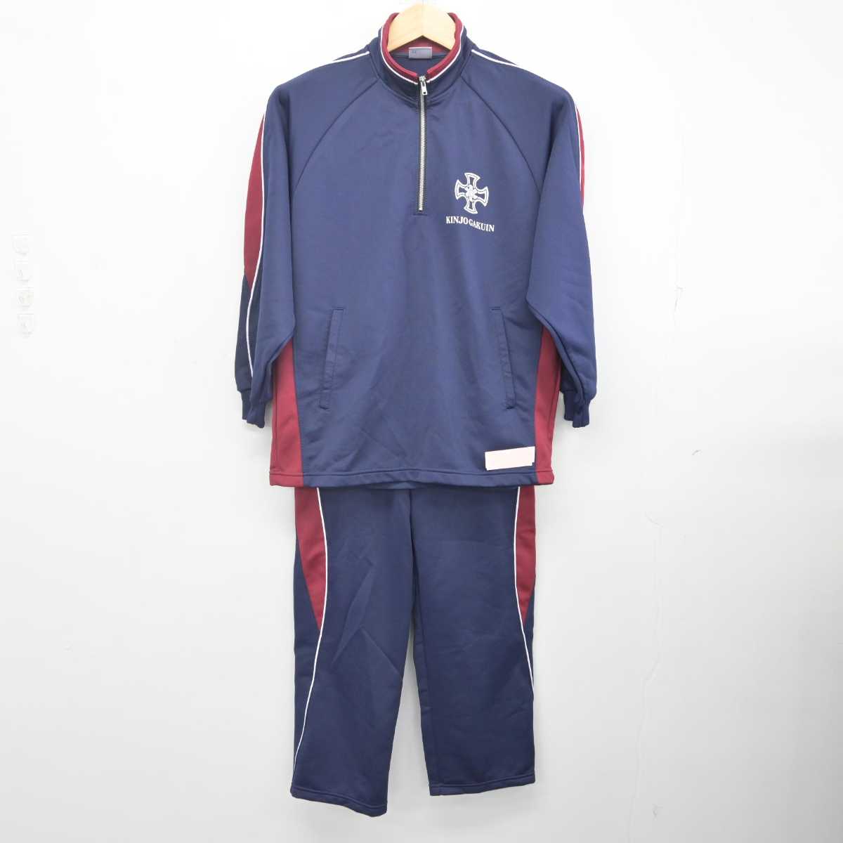 【中古】愛知県 金城学院高等学校 女子制服 2点 (ジャージ 上・ジャージ 下) sf071369