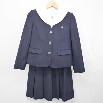 【中古】奈良県 橿原学院高等学校 女子制服 5点 (ブレザー・ベスト・シャツ・スカート) sf071384