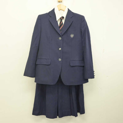 【中古】広島県 神辺旭高等学校 女子制服 4点 (ブレザー・シャツ・スカート) sf071413