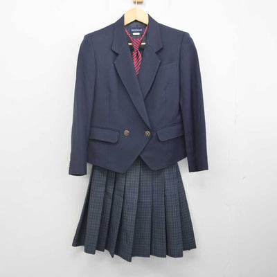 【中古】愛媛県 済美平成中等教育学校 女子制服 5点 (ブレザー・ニット・スカート) sf071424