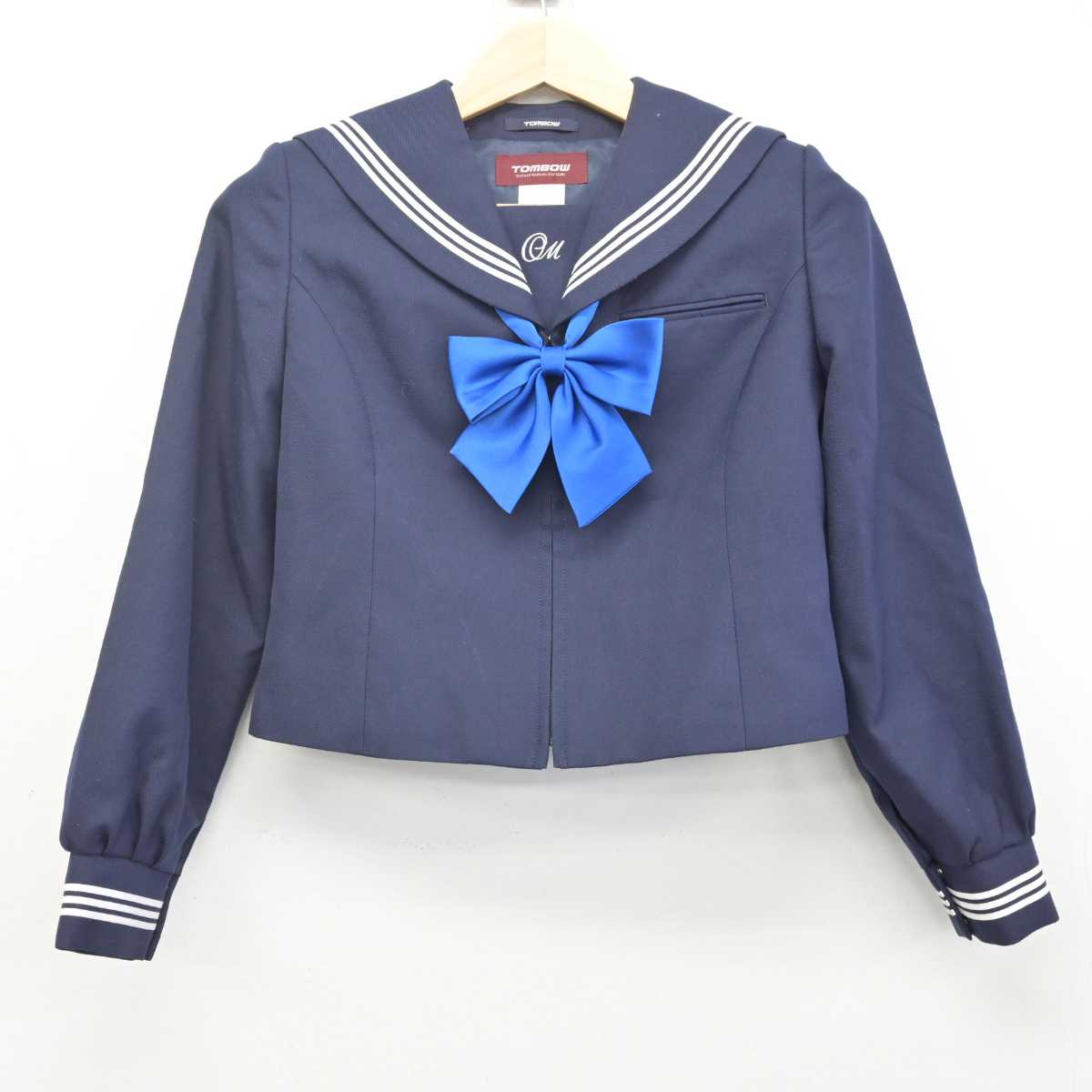 【中古】千葉県 おおたかの森中学校 女子制服 3点 (セーラー服・ジャンパースカート) sf071432