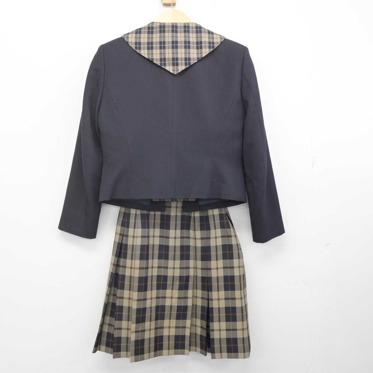 【中古】岡山県 明誠学院高等学校 女子制服 3点 (ブレザー・シャツ・スカート) sf071434